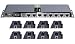 Produktbild PremiumCord HDMI Splitter 1-8 + 8X Extender CAT6/6a/7, Metallgehäuse, LED Status, Kompatibel mit Full HD 1080p @ 60Hz, 3D, HDCP, schwarz