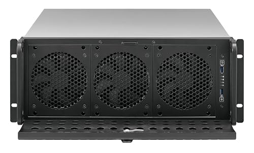 Image of Rosewill 4U Server Chassis Sudokoo Edition with 6 Sudokoo SK120 PWM High-Airflow Fans | 15 x 3.5 HDD Bays | E-ATX Compatible | 2 x USB 3.0 | Front Panel Lock and Key