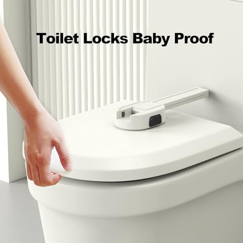 Sichere Baby-Toilettendeckelverriegelung, Verhindert Versehentliches Öffnen. Babysichere Toilettendeckelverriegelung, Einfach für Kindersicherheit, Einfache Installation