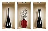 GARANTÍA DE SATISFACCIÓN: Estamos seguros de que le encantará nuestro producto, así que por favor póngase en contacto con nosotros inmediatamente con cualquier pregunta o preocupación; COMPRAR CON CONFIANZA el Set de 3-Pack de THE NISHA 3D ART que viene en Muchos hermosos diseños que se adaptan a cualquier gusto de los decoradores; redecorar y actualizar su espacio mediante la aplicación rápida de estas pegatinas únicas