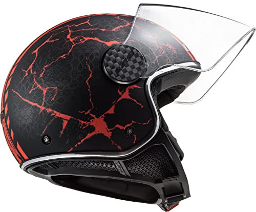LS2 Casco Moto Jet OF558 SPHERE LUX SNAKE