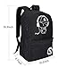 Pawsky Backpack with USB Charging Port Lightweight Laptop Bag, Black