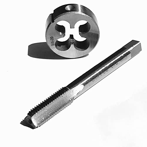 Générique LITAO-XIE, 2pcs HSS 3/8-20 Straight Flute Machine Taps Drut Tap Tap et Die American Tap Set Hand Tool BSF Tap de Joint de Tuyau Standard (Couleur : 1set)