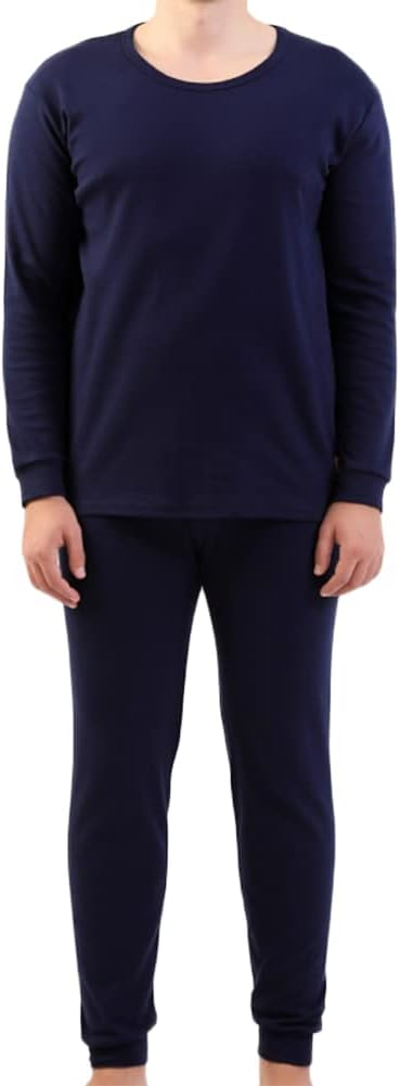 HSQSMWJ Men's Thermal Underwear Set Long Johns Fleece Lined Winter Hunting Gear Sport 3XL-9XL