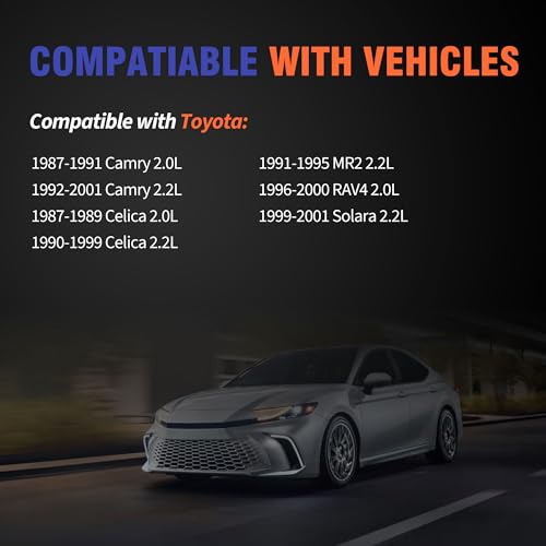 Image of HiSport Valve Cover Gasket - Compatible with Toyota 1987-1991 Camry 1992-2001 Camry 1987-1989 Celica 1990-1999 Celica 1991-1995 MR2 1996-2000 RAV4 1999-2001 Solara 2.0L 2.2L - Replace VS50304R1