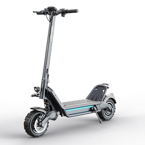 E6-S Patinete Eléctrico para Adultos, Batería de Larga Autonomía 60V 31.5Ah, Neumáticos Todoterreno de 11', Motor Dual, Amortiguador de Dirección, Suspensión Doble, Diseño Plegable para Uso en Recinto