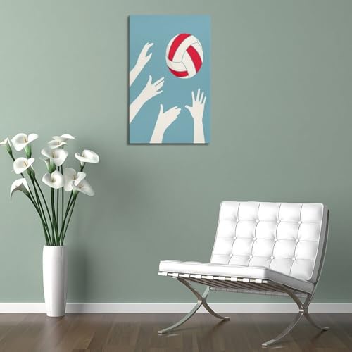 Impression sur toile volley decoration murale moderne cadre - 5
