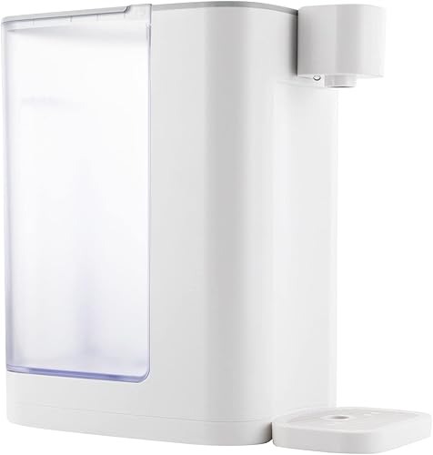 Miniatura 5 de Dispensador de agua caliente instantáneo de 3 segundos con tanque de agua de 3 litros y luz luminosa, hervidores eléctricos blancos de bajo ruido de