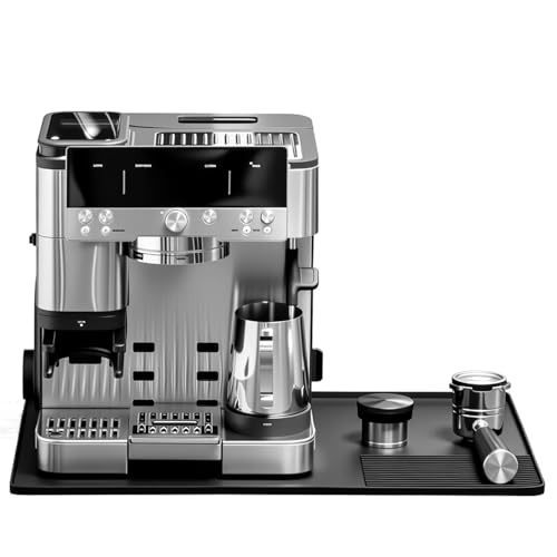 24''x16'' Silicone Coffee Mat with Convex Edge for Ninja Luxe Cafe by brikinte - Used condition - US$10.61