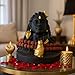 SIGNAMIO® Lord Shiva Adiyogi Statue for Car Dashboard and Pooja Room with Rudraksha Mala, Shiva Idol Murti, Mahadev, Shivji Gift (Adiyogi) 3.2 Inch, Black