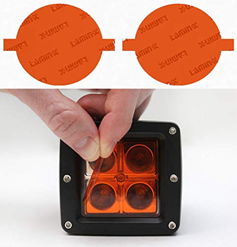 Lamin-x Custom Fit Amber Fog Light Covers for Toyota Tacoma SR5 (16-)