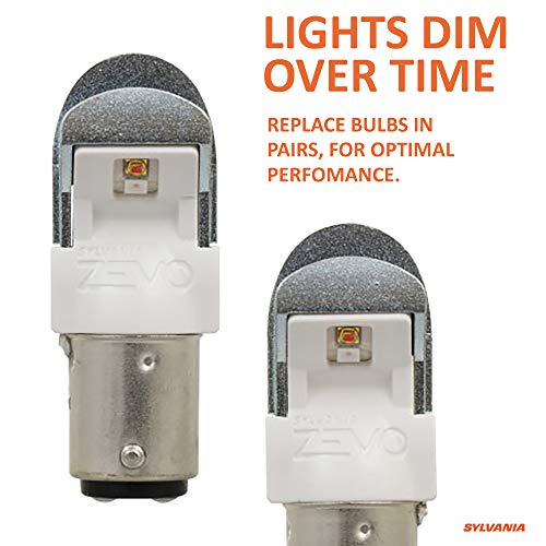 Sylvania - 2357 Zevo Led Amber Bulb - Bright Led Bulb, Ideal For Park And Turn Lights (Contains 2 Bulbs) #TOP1