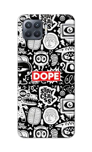 Image of Printed Hard Back Cover Case for Oppo F17 Pro | Oppo A93 4G | Oppo Reno4 F | Oppo Reno 4 F Back Cover (Mixed Cartoons) -1111