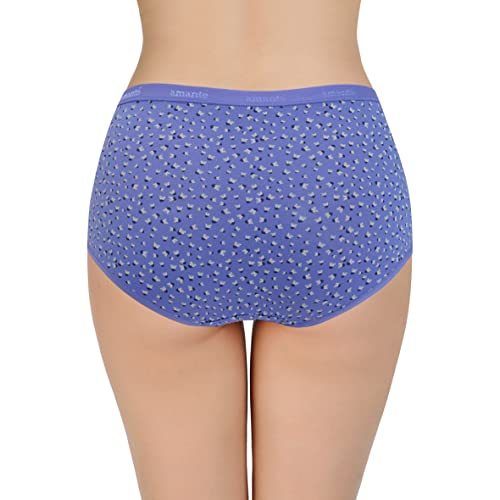 Image of Amante Printed Cotton Full Brief Panty Pack(Pack of 3)