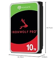 Seagate IronWolf Pro 10 TB, NAS interne Festplatte, 3.5", 7200 U/Min, CMR, 256 MB Cache, SATA 6 GB/S, Data Rescue Services (ST10000NT001) – Ansicht 8