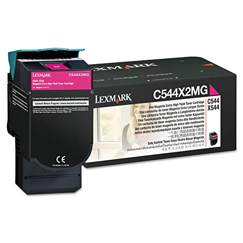 Toner Magenta C544X2MG Lexmark C544N consommable impression laser couleur