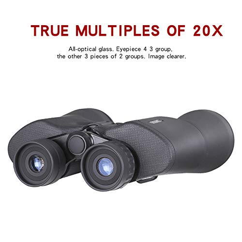 SCOKC Binóculos 20x50 de alta potência, Compact HD Professional/Daily Waterproof Binoculars Telescop