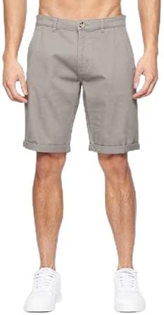 Short Jean Homme Crosshatch 'WINSTON' Gris Foncé - NEUF Avec étiquettes