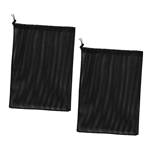OFFSCH 2pcs Pond Pump Filter Bag Polyester Mesh Screen Bag for Small Water Pump