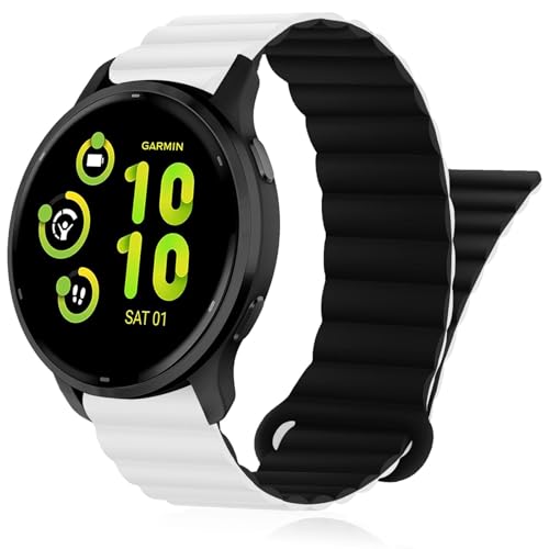 Correa de silicona magnética para Garmin 20mm miniatura 1