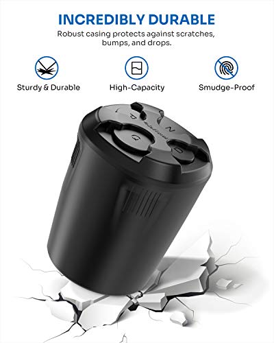 Joytutus Universal High Capacity Car Coin Holder For Cup, Change Holder Compatible With Most Trucks Accessories, Sort Penny, Quarter, Dime, Nickels (Black) #TOP2