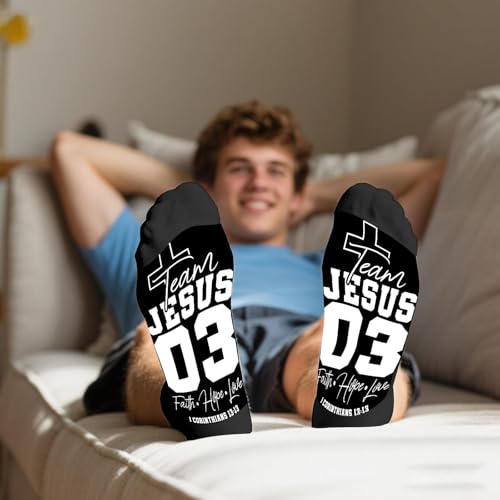 1 Cross 3 Nails 4 Givens Half Calf Sock For Son3