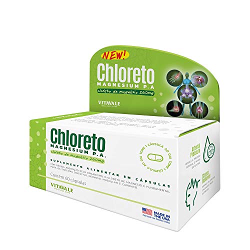 Cloreto de Magnésio PA 260mg Vitavale 60 cápsulas, Vitavale