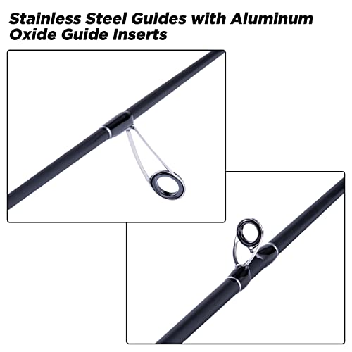 Goture Ultralight Fishing Rod, Spinning/Casting Rod, Trout Rods, Graphite Lightweight 2 Pieces For Trout, Crappie, Panfish 5’6’’/ 6’6’’/ 7’/ 8’6’’ #TOP2