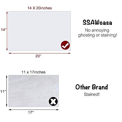 Magnetic Dry Erase Whiteboard For Fridge,20X14In Dry Erase Board For Refrigerator,Magnetic Self Adhesive White Board Sheet Reminder Notepad With Eraser Marker For Memo Grocery List Office Note Planner #TOP2