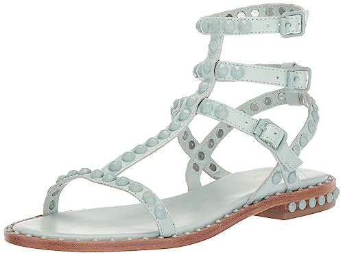Image of Ash Play Bis Tonal-Studded Flat Sandal for Women, Chic Open-Toe Design, Comfortable Footbed, Durable Sole, Ideal for Casual Outfits