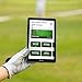 Pinned Golf Portable GPS Tablet - The Caddie - Magnetic, Weatherproof, Touchscreen, FCB Distances - Golf Caddy 45,000 Course Maps - Gifts for Men - Gray