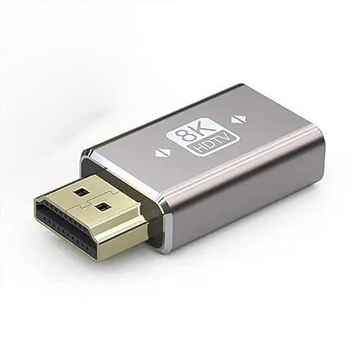 Image of RODMED 8K HDMI 2.1 Extender Adapter, 90 Degree Upward Angle Male to Female HDMI Adapter Extender Compatible with TV, Ro-ku, Firestick, Chrome-cast, Switch, Laptop, PC (Flat Shape)