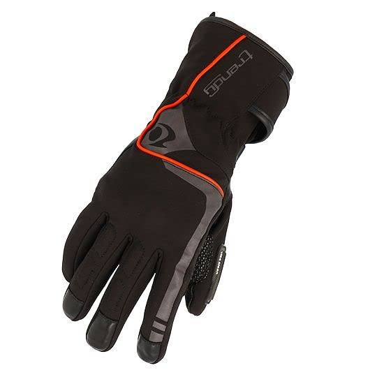 Gant trendy hiver gt630 akutan noir rouge avec coque renforcée