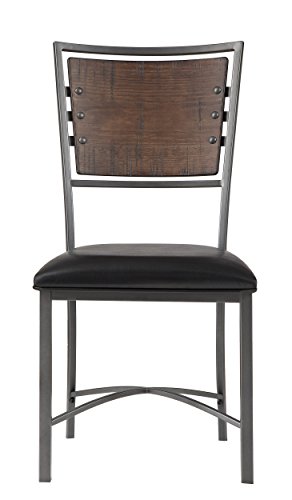 Homelegance 5606S Two-Pack Fideo Industrial Style Dining Chairs, Pine, Brown #TOP3