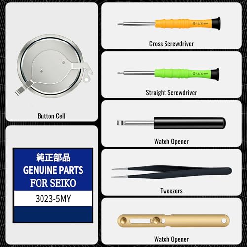 Batería YUFEEI 3023.5MY para reloj Seiko Kinetic miniatura 6