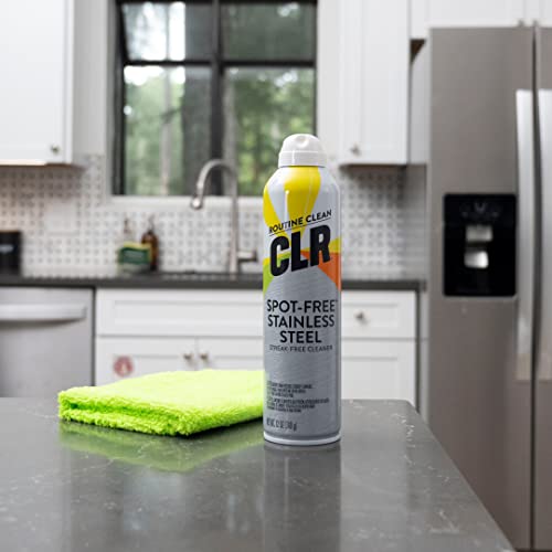 Clr Spot Free Stainless Steel Cleaner - Removes Water Marks, Fingerprints And Residue From Refrigerators, Dishwashers, Ovens And More, Streak Free Shine - 12 Ounce Spray Can (12 Oz Spray (Pack Of 1)) #TOP3