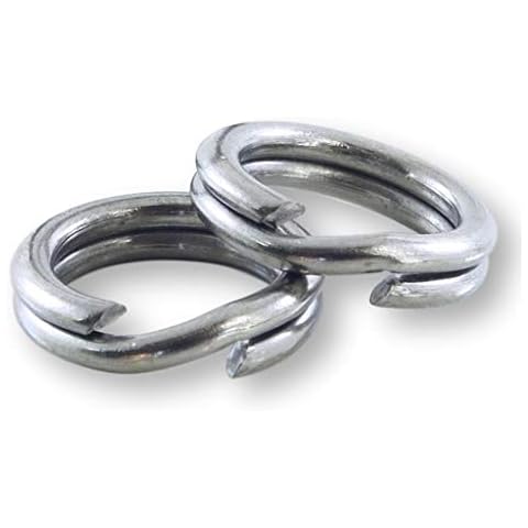 River Guide Supply Premium Stainless Steel Split Rings Made in USA (#2.5 Heavy Duty) Cover