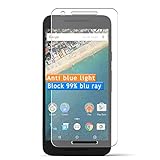  Vaxson 4 Unidades Protector de Pantalla Anti Luz Azul, compatible con LG google Nexus 5X [No Vidrio Templado ] Nuevo Película Protectora Film Guard
