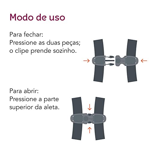 Clip Trava Cinto De Cadeirinha kit 2 Peças Comtac Kids 1350