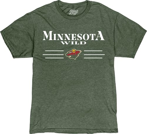 Blue 84 Standard NHL Officially Licensed Bi-Blend T-Shirt Heathered Team Color