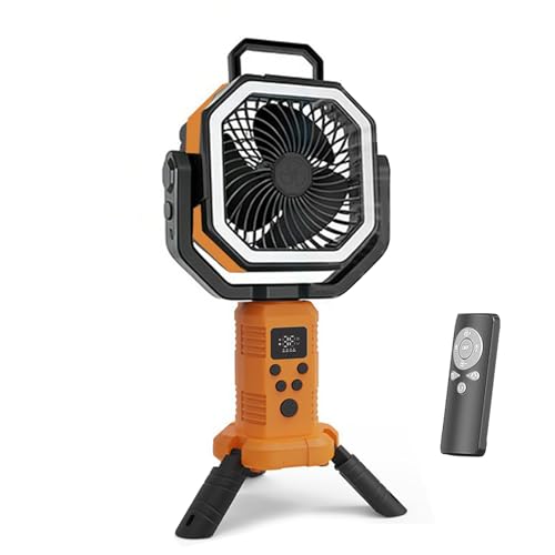 Ventilador de camping que elimina el calor sofocante con batería recargable duradera 3