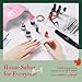 Modelones Gel Nail Polish Kit With U V Light, 7 Jelly Sheer Soak Off Nail Gel Polish Kit Include 48W Dryer Lamp/Bond Primer/No Wipe Base&Top Coat For Nail Art Starter Manicure At Home