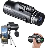 Telescopio monocular de Alta Potencia 120X100, Compacto, portátil, Impermeable, a Prueba de Niebla, a Prueba de Golpes, con teléfono Inteligente, trípode de Escritorio y Soporte para Lente d