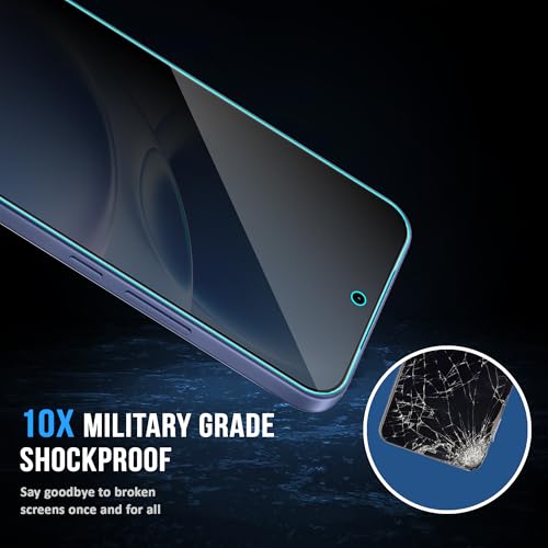Image of FIRST MART Privacy Tempered Glass for Vivo V70 FE, 2 Pack | Anti-Spy 9H Screen Protector, Edge-to-Edge, Case-Friendly, Scratch Resistant, Bubble-Free
