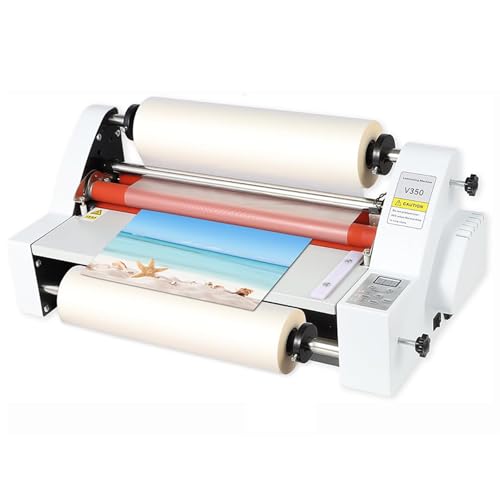Máquina laminadora de una y dos caras con temperatura ajustable para documentos y fotos