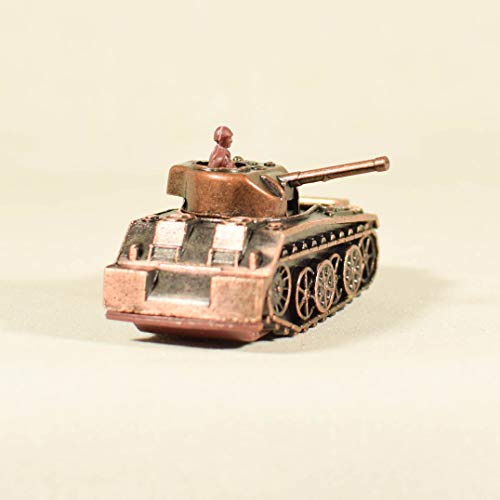 Metal Die Cast Bronze Army Tank Sharpener - Antique Finished Car Miniature Pencil Sharpener - Army Memorabilia Ornament #TOP3