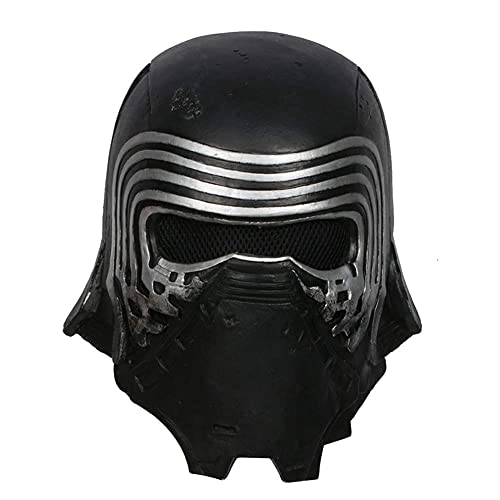 Karc Kylo Mask Latex Movie Full Head Halloween Party Mask for Adult Cosplay Costume Accessories