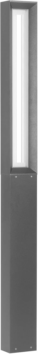 71 Inch Tall Pathway Lights, Modern Landscape AC100-240V Bollard Lights Outdoor, Waterproof Floor Lamp, High Voltage Wired Driveway Light 3000K LED Lighting for Lawn Patio Walkway Garden