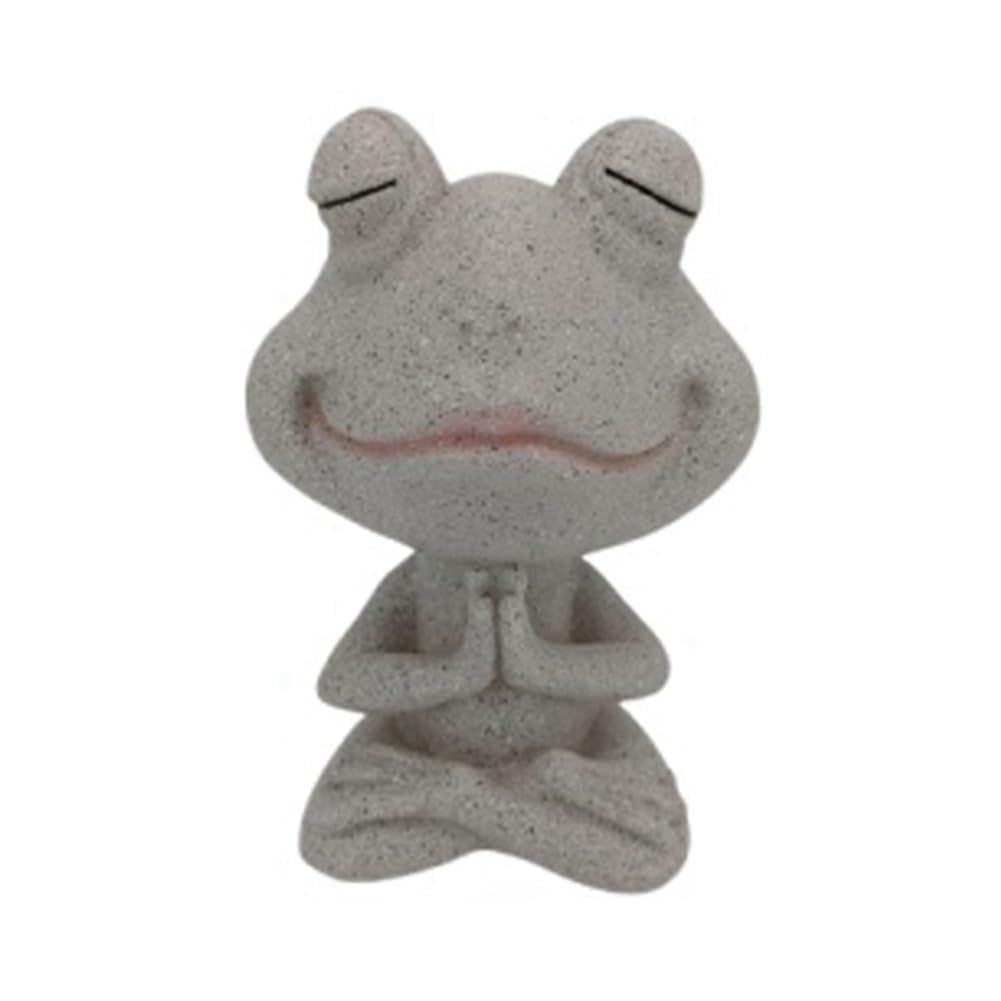 CTRLZS Planter Pot Indoor Outdoor Flower Pot Yoga Frog Planter Pot for Indoor Outdoor Plants Resin for Home B