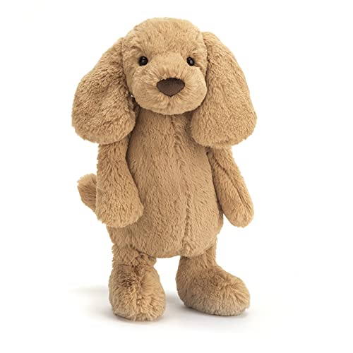 Jellycat Bashful Toffee Puppy Stuffed Animal, Medium 12 inches - Dogs and Puppies Plush Toy - Classic Children's Gift image 12